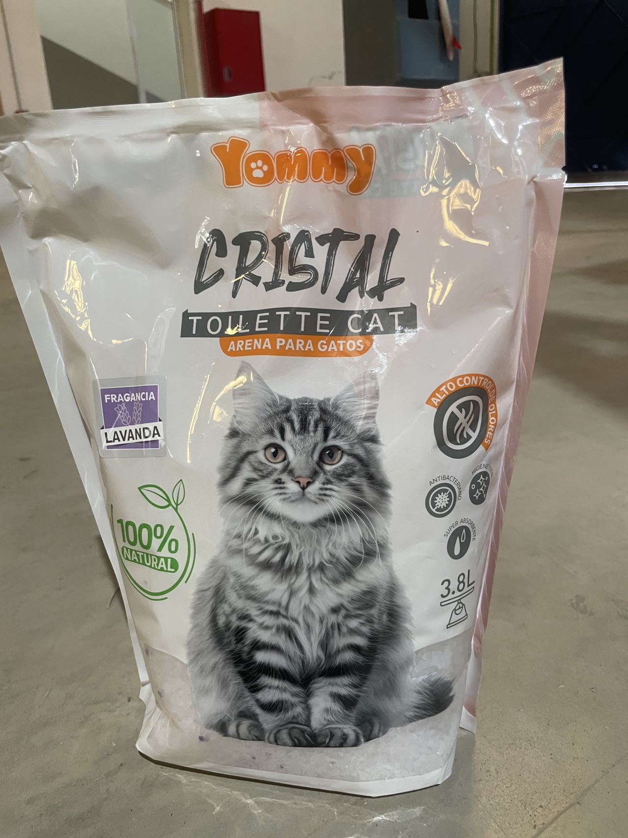 Arena para gatos Crystal de 3,8 l
