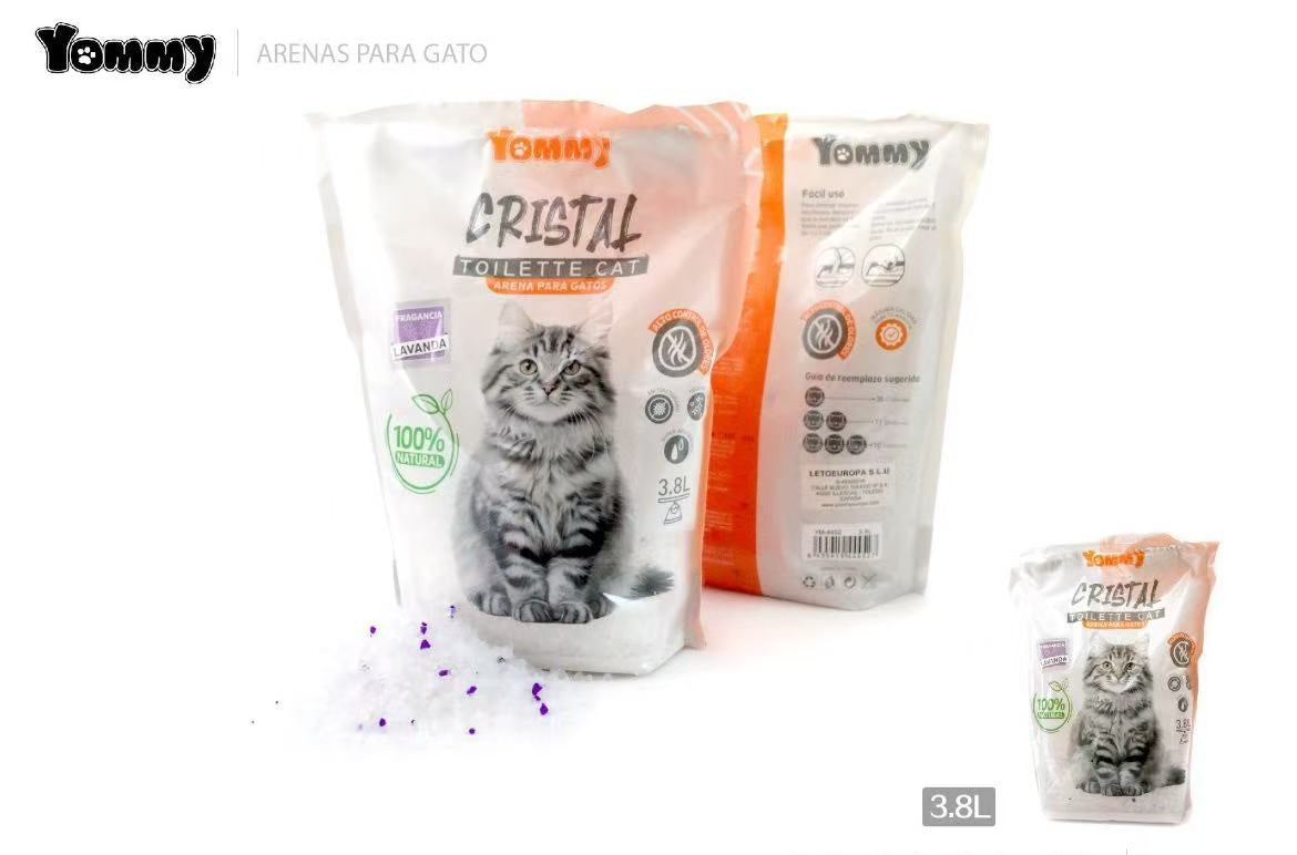 Arena para gatos Crystal de 3,8 l