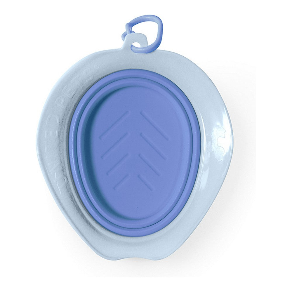 Bebedero portátil para mascotas United Pets Leaf – azul