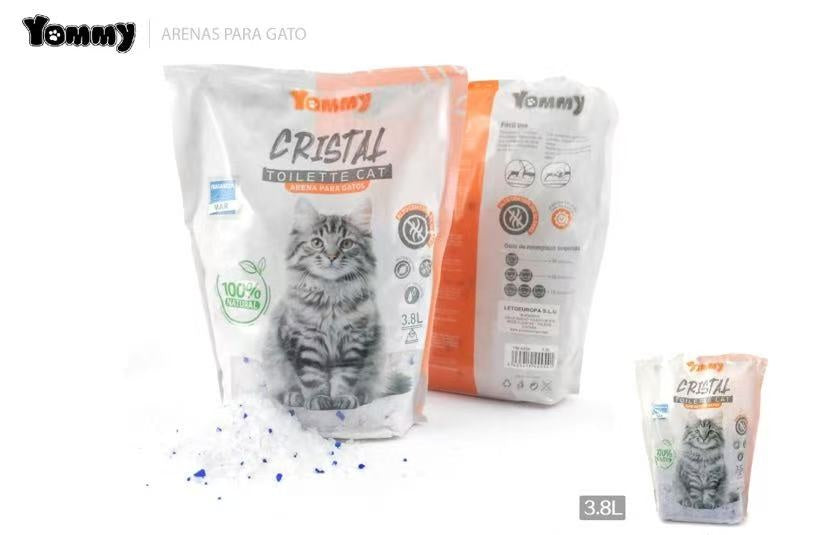 Arena para gatos Crystal de 3,8 l