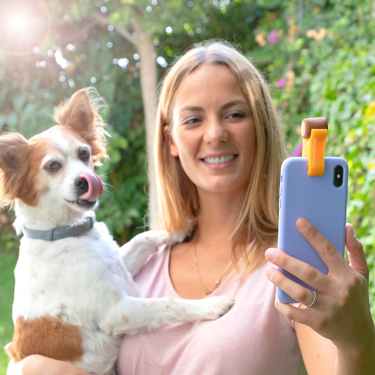 Clip para selfies con mascotas inquietas – Accesorio para fotos divertidas