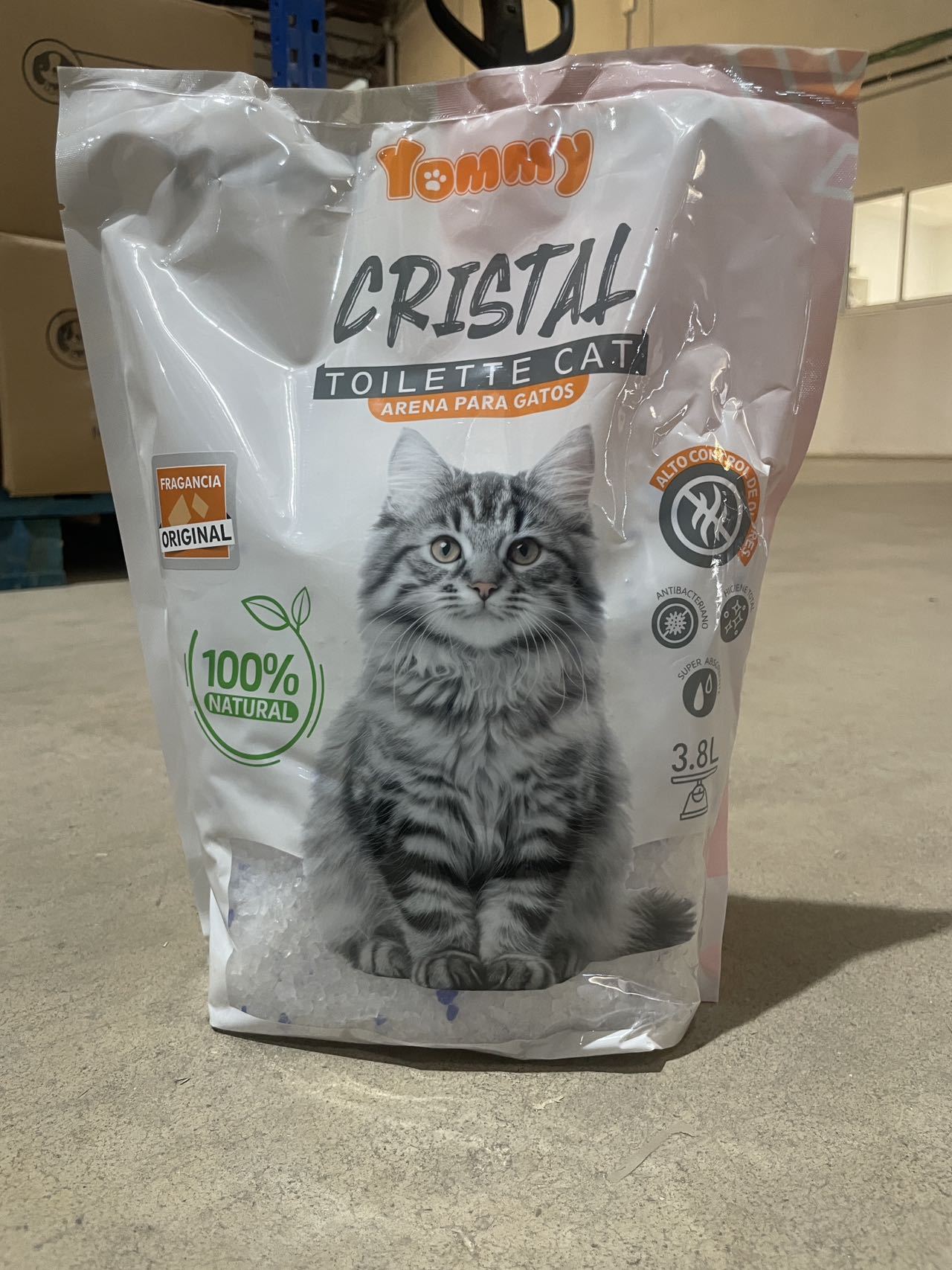 Arena para gatos Crystal de 3,8 l