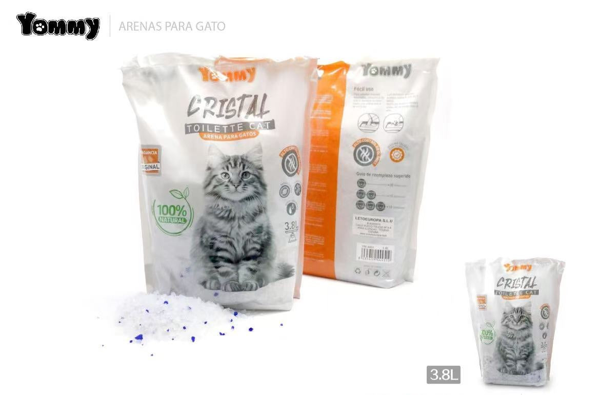 Arena para gatos Crystal de 3,8 l