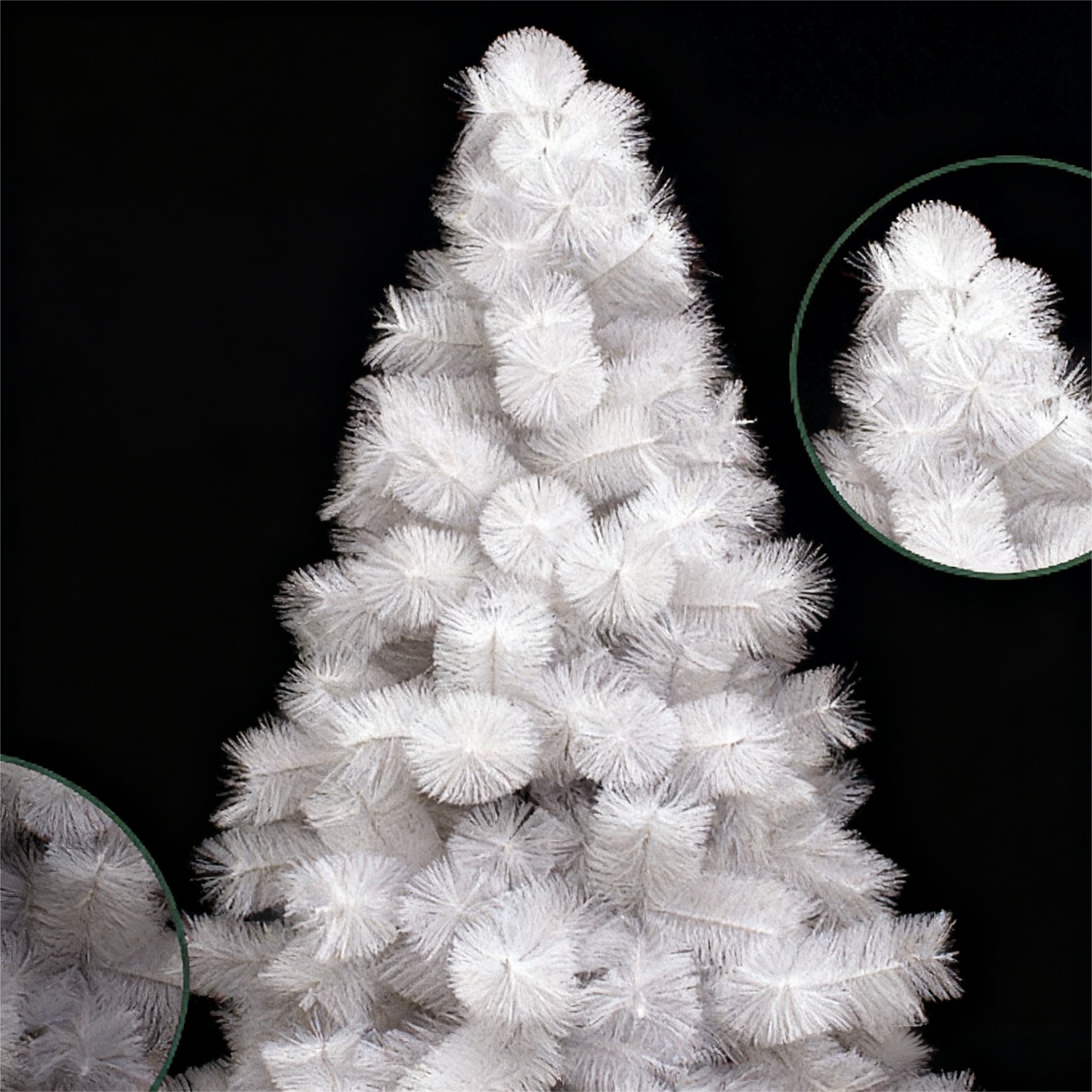 Árbol de Navidad PartyGo White 142 con agujas de pino (150 cm)
